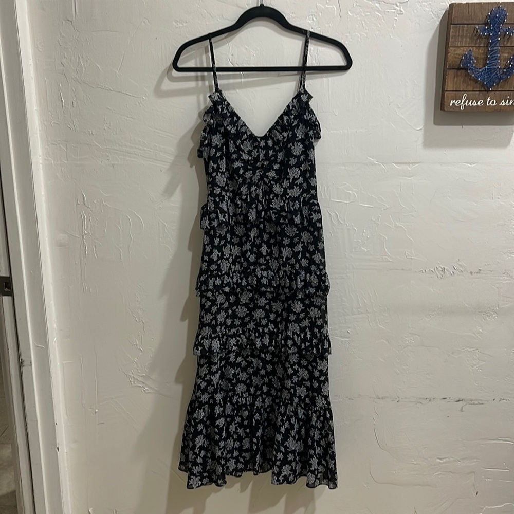 Like new Michael kors floral midi dress size S